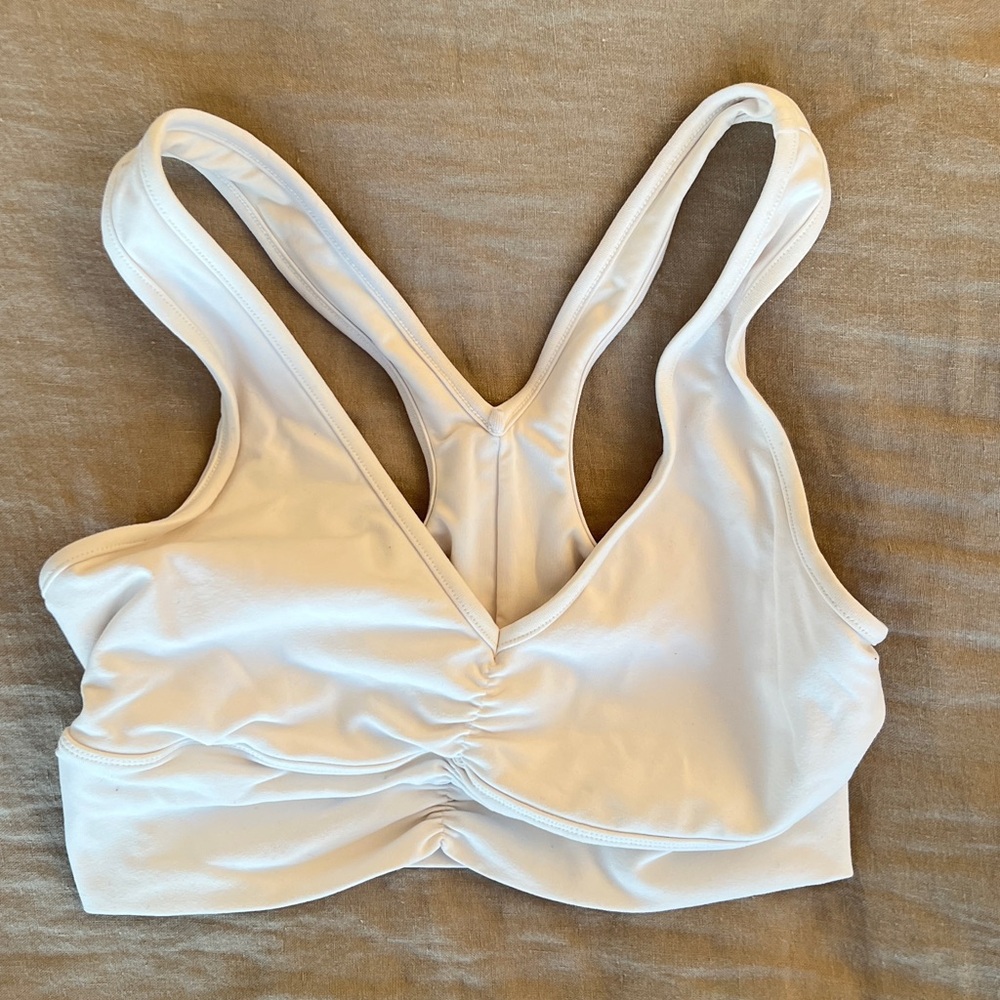 ALO Yoga White Sports Bra